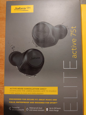 Active Noise Cancelling Jabra Elite 75t Dolby Atmos Noise