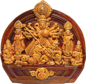 Buy Haus Fabula Handcrafted Terracotta Goddess Durga Idol