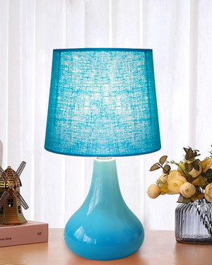 Distressed Teal Desk Lamps Homesake Modern Small Crystal Table