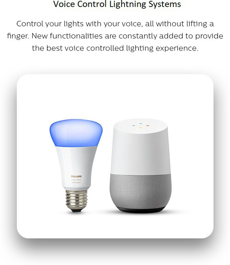 Google Assistant Google Home And Philips Hue Lights Smart Lights