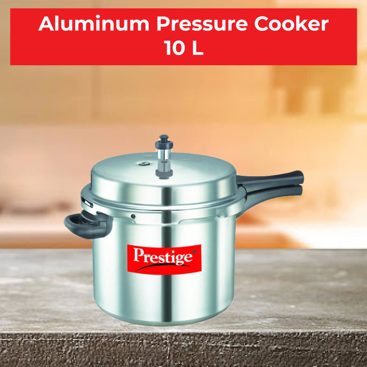 Prestige Cooker Induction Base Pressure Cooker 10 Litres Prestige