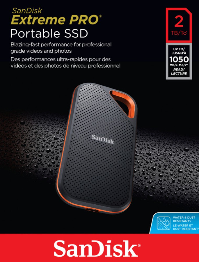 SanDisk SSD 外付け 2TB SDSSDE81-2T00-GH25