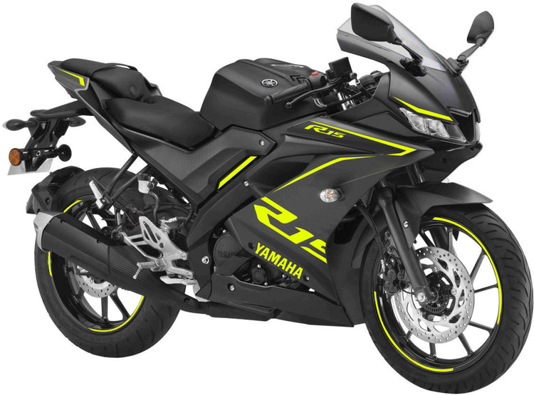 V3 Black R15 Version Colour Motorcycle Yamaha R15 V3 Colours Black