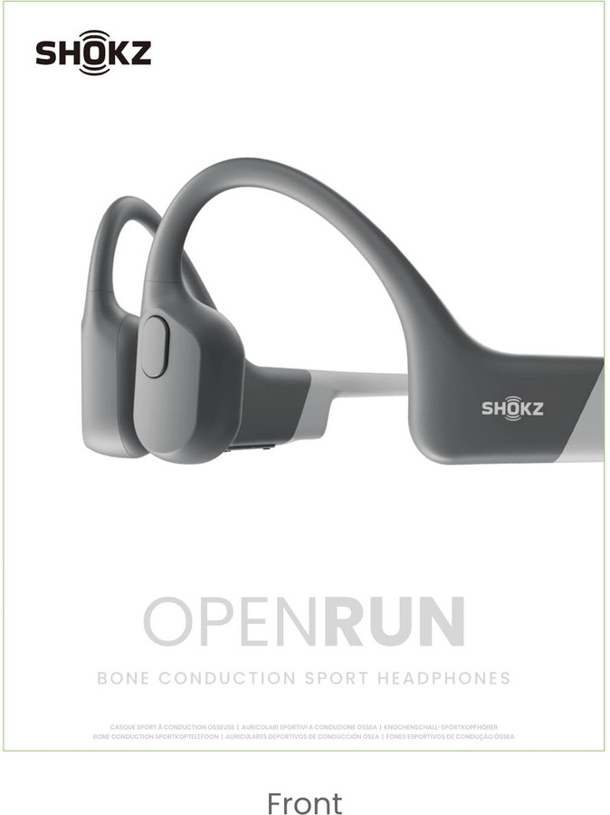 Wireless Bone Conduction Headphones Aftershokz Titanium Wireless
