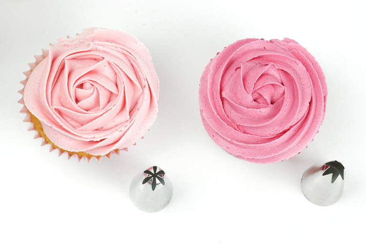 Rose Wilton 1b Decorating Tip Wilton 2d Tip Rose A Piping Tip Used