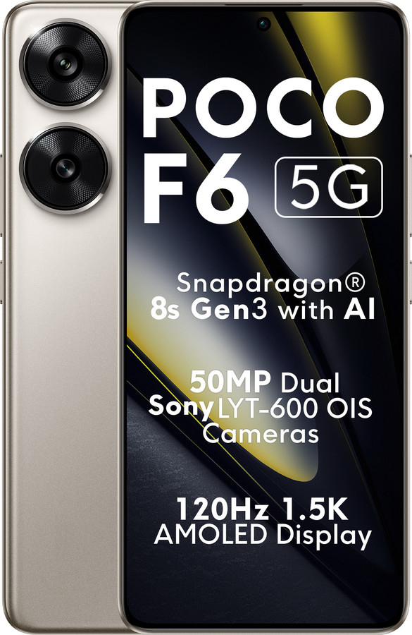 POCO F6 チタンカラー ROM 8GB 256GB 【公式通販】