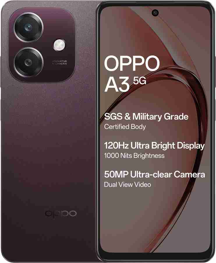 OPPO A3 5G ( 128 GB Storage, 6 GB RAM ) Online at Best Price On  