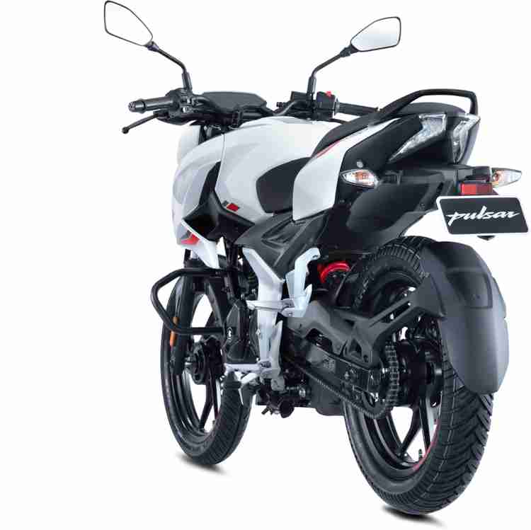 Ns200 Bs6 White Colour 200 Bs6 Ns200 B6 Ns200 White And Black Back