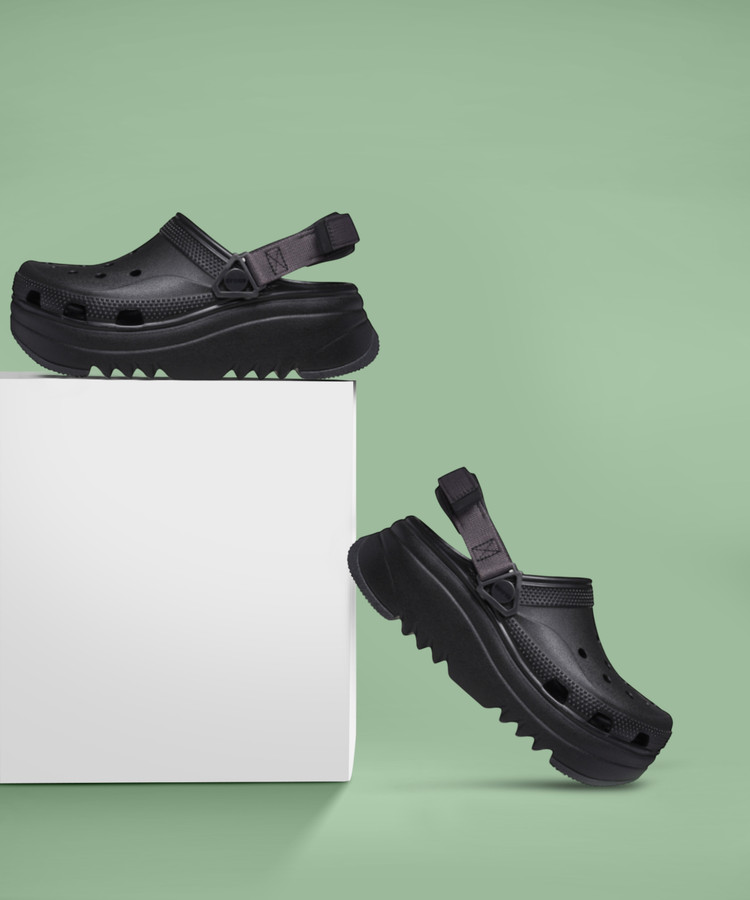 tall platform crocs