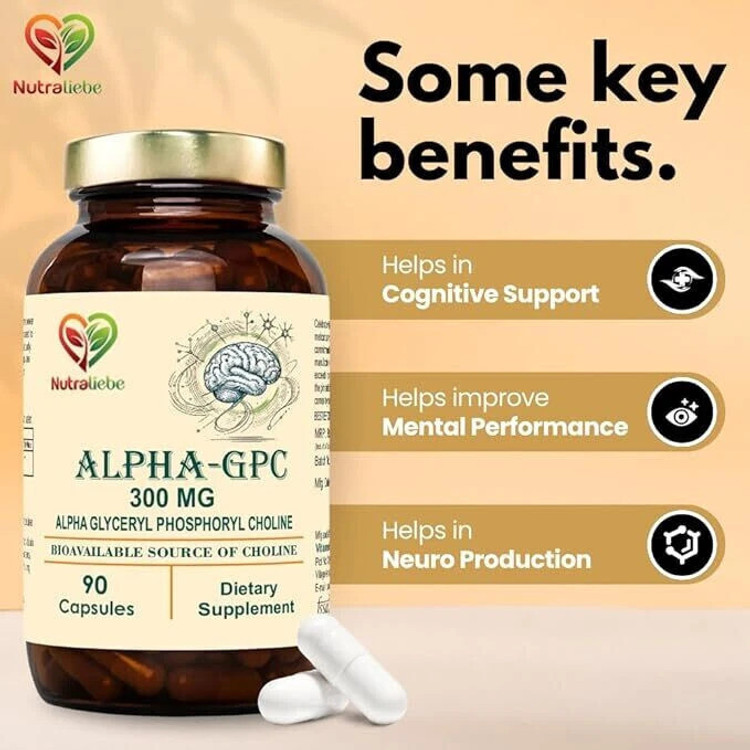 アルファGPC α-GPC 400 90カプセル アルファGPC α-GPC 400 90カプセル （Nutraliebe Alpha-GPC 300