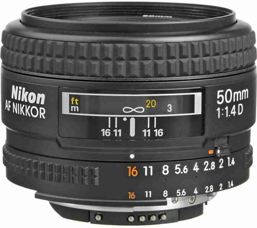 NIKON AF Nikkor 50 mm f/1.4D Standard Prime Lens - NIKON