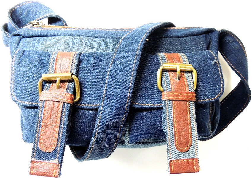 ★韓国の人気★【OUR LEGACY】★SLING BAG Mid Blue Denim★ Our Legacy Sling Bag Mid Blue Denim | Cultizm