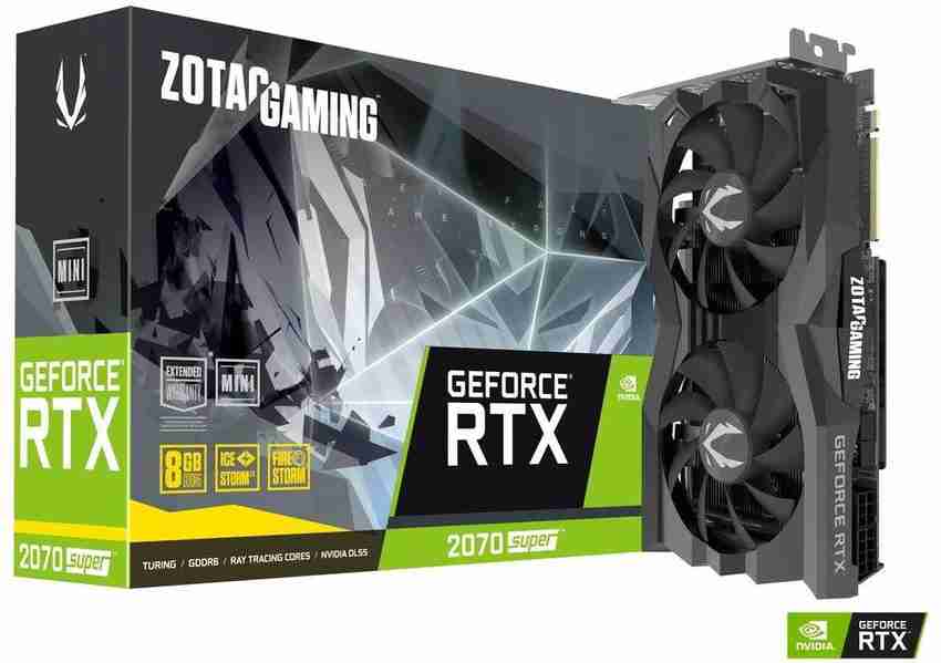 ZOTAC GAMING GeForce RTX 2070 SUPER MINI GDDR6 8 GB NVIDIA Chipset  