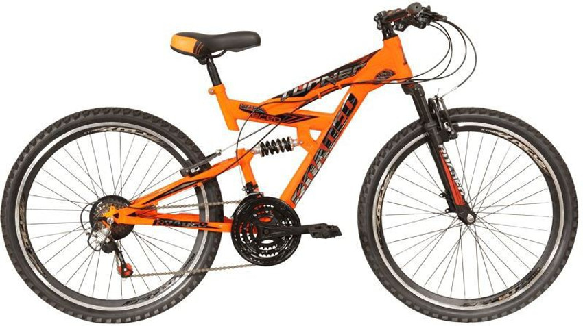 Roadeo TURNER 26'' DOUBLE DISC NEON ORANGE 26 T (inch) Mountain Cycle Price  in India - Buy Roadeo TURNER 26'' DOUBLE DISC NEON ORANGE 26 T (inch)  Mountain Cycle online at Flipkart.com