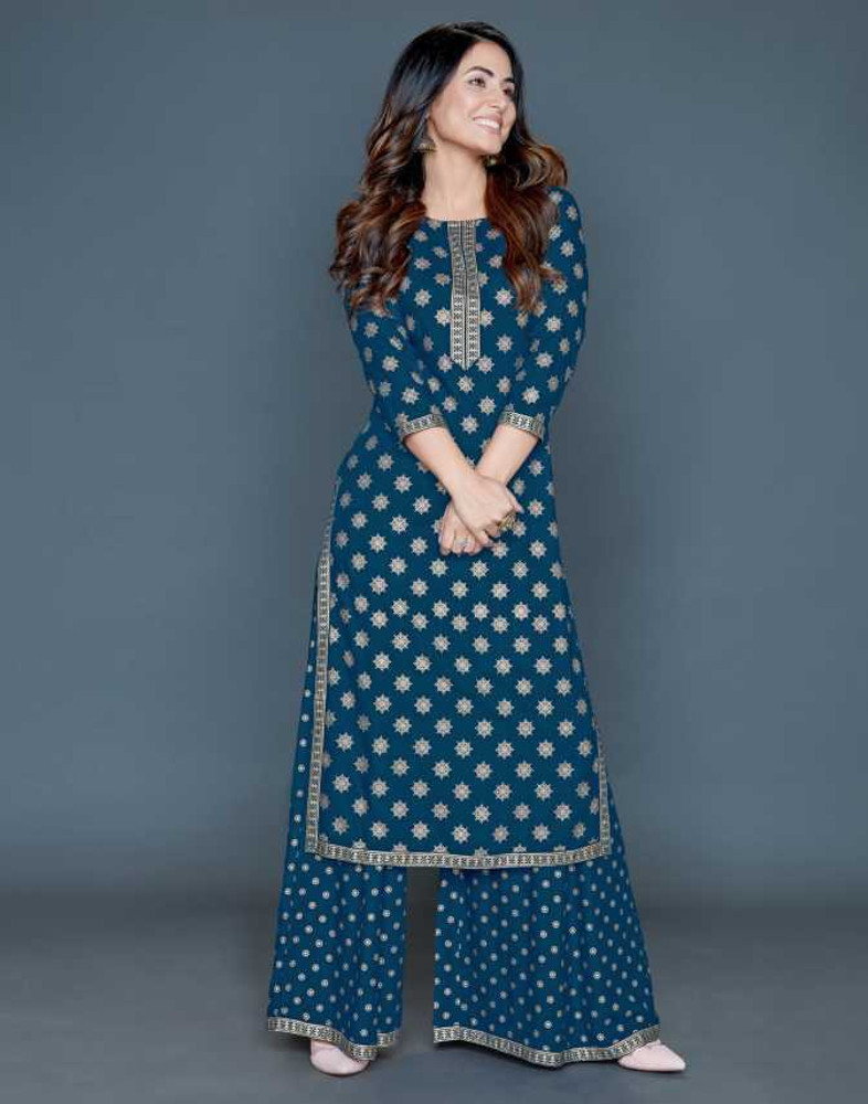 flipkart kurtis with palazzo