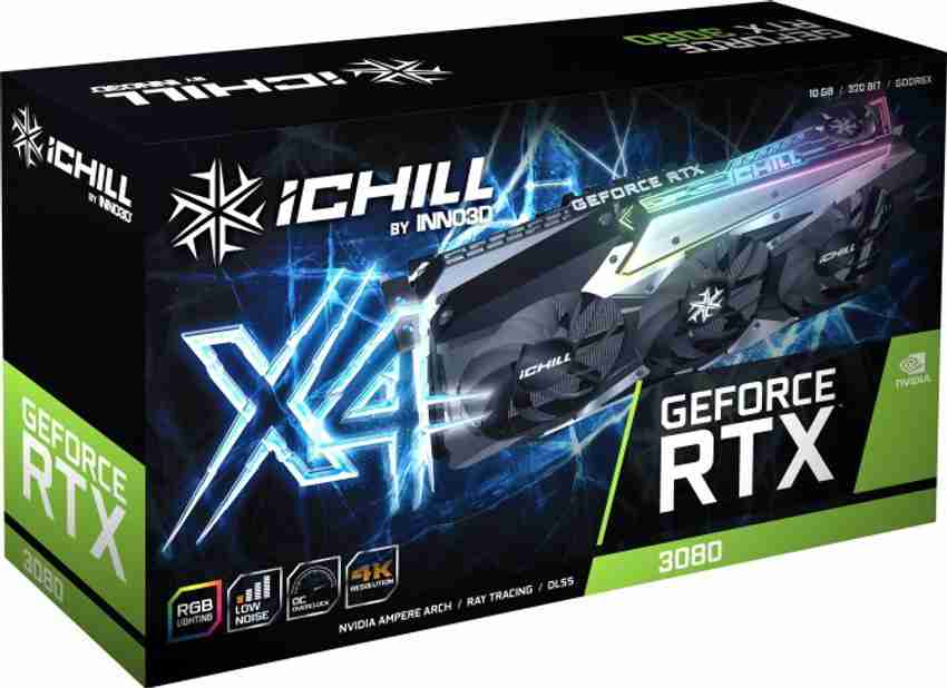 Inno3D GEFORCE RTX 3080 iChill X4 LHR GDDR6X 12 GB NVIDIA Chipset  