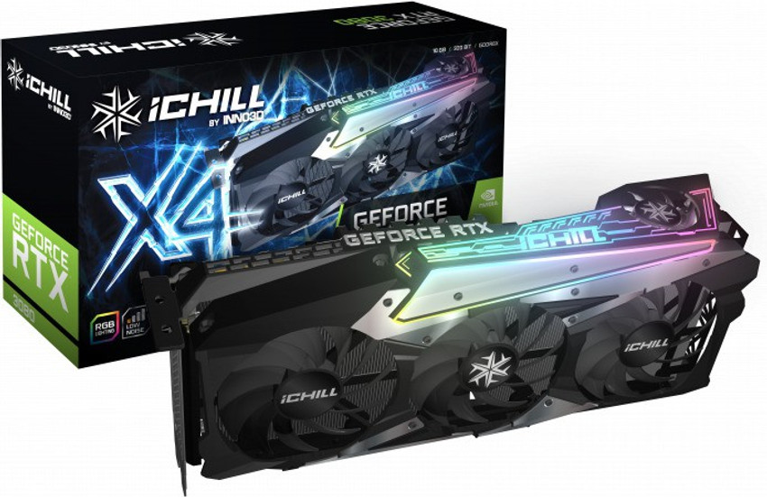 Inno3D GEFORCE RTX 3080 iChill X4 LHR GDDR6X 12 GB NVIDIA Chipset  