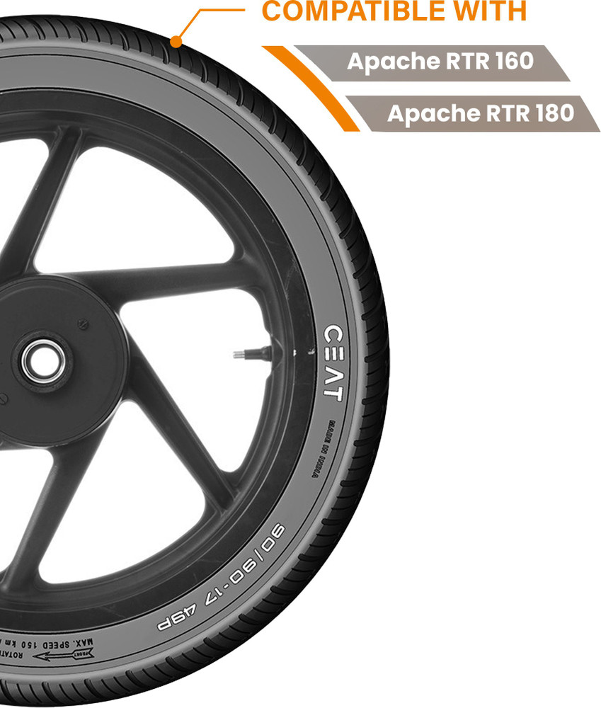 Bike Tyres Ceat Tyres For Apache Rtr 180 Price Tvs Eurogrip Apache