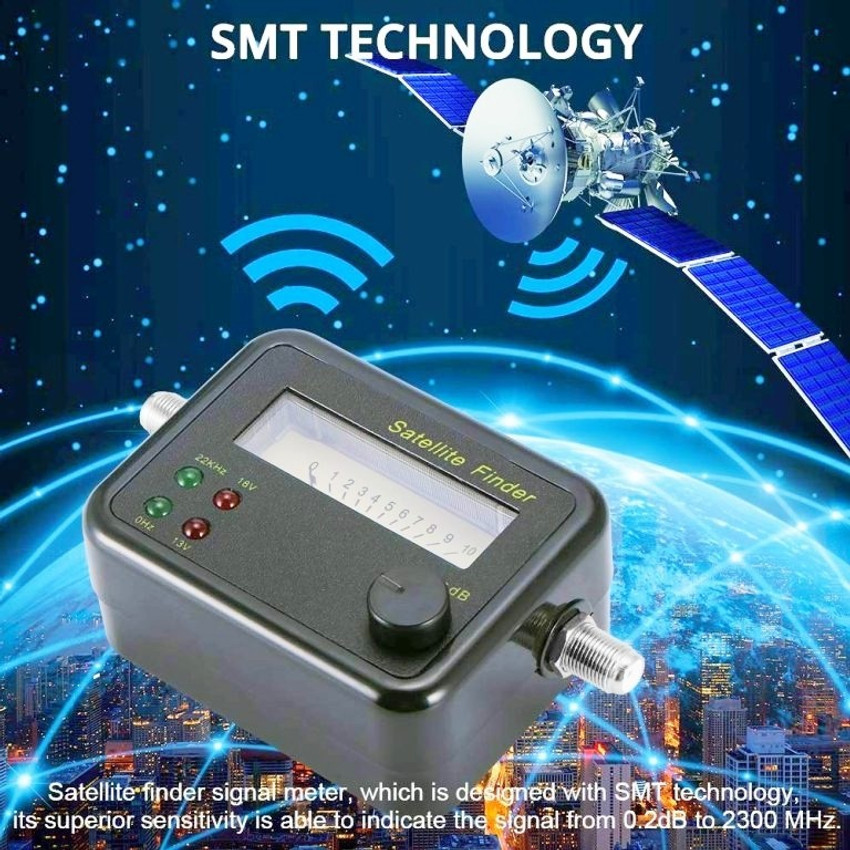 Generic Satellite Meter Digital Satellite Signal Finder Meter - For FTA ...