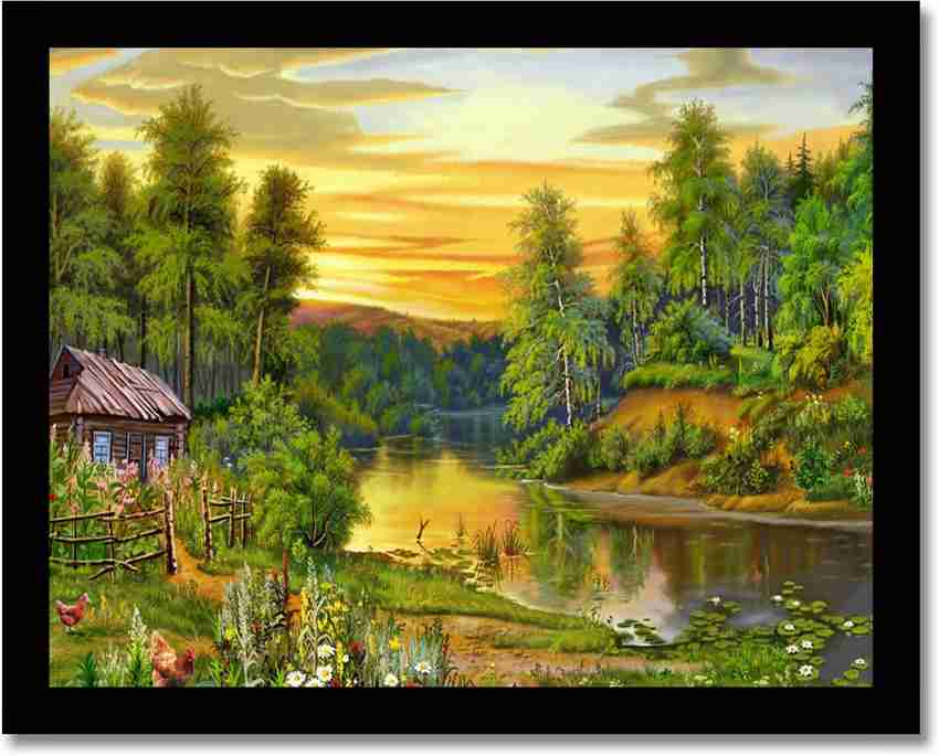 Beautiful Art Of Nature Poster Beautiful Scenic In Nature Landscape