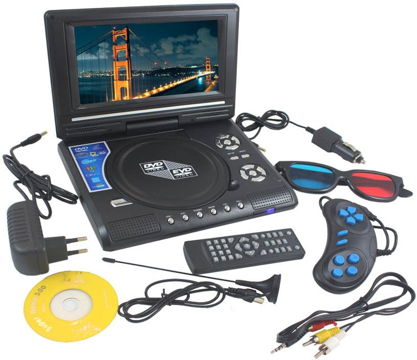 Portable 7.8 9.8 inch DVD Player 9.8 inch DVD Player - Portable  