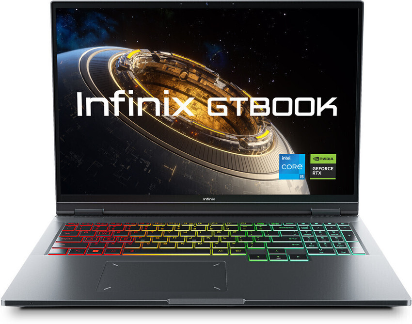 Infinix GT Book Intel Core i5 12th Gen 12450H - (16 GB/512 GB SSD/Windows 11 Home/6 GB Graphics/NVIDIA GeForce RTX 3050/80 W) GL613 Gaming Laptop Rs.99990 Price in India - Buy Infinix