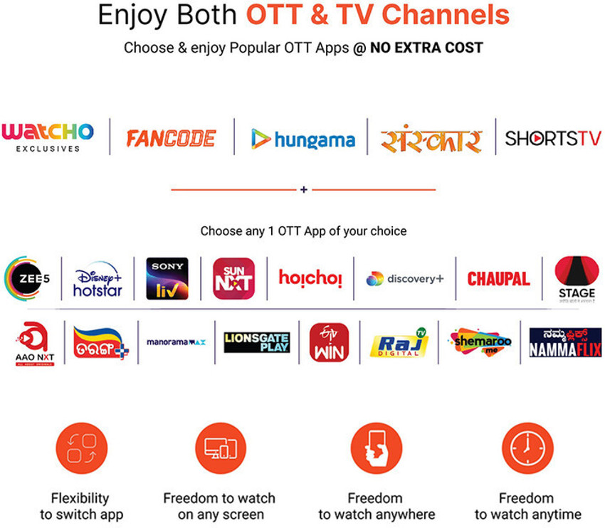 Airtel Tata Sky Ipl Recharge Offers Disney Hotstar Plans Tata Sky
