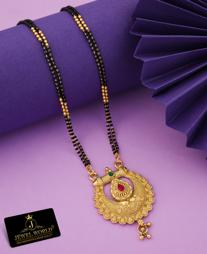 Gram Mangalsutra Necklace Gale Ka Mangalsutra Gold Jewel WORLD 24
