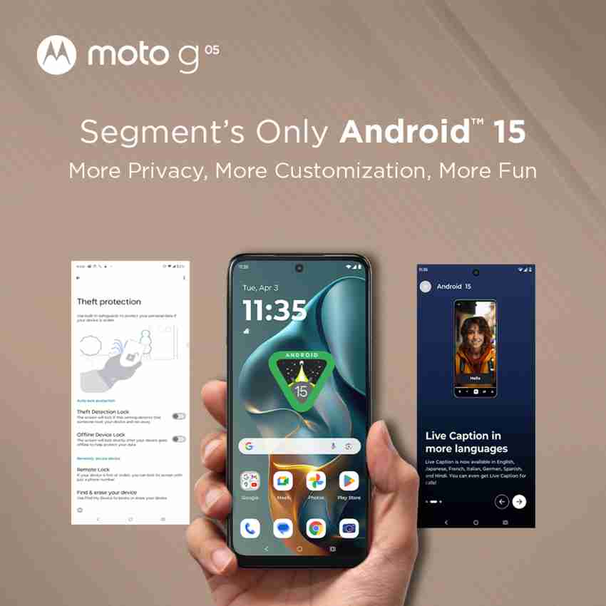 MOTOROLA g05 ( 64 GB Storage, 4 GB RAM ) Online at Best