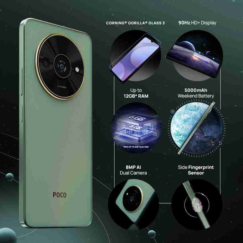 POCO C61 ( 64 GB Storage, 4 GB RAM ) Online at Best Price On POCO C61 ( 64 GB Storage, 4 GB RAM ) Online at Best Price On