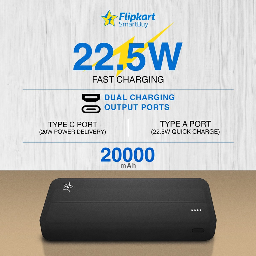 fast charging power bank flipkart